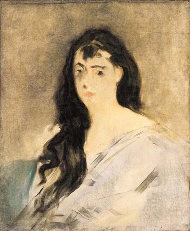 115-Édouard Manet, giovane donna con i capelli arruffati, 1873  